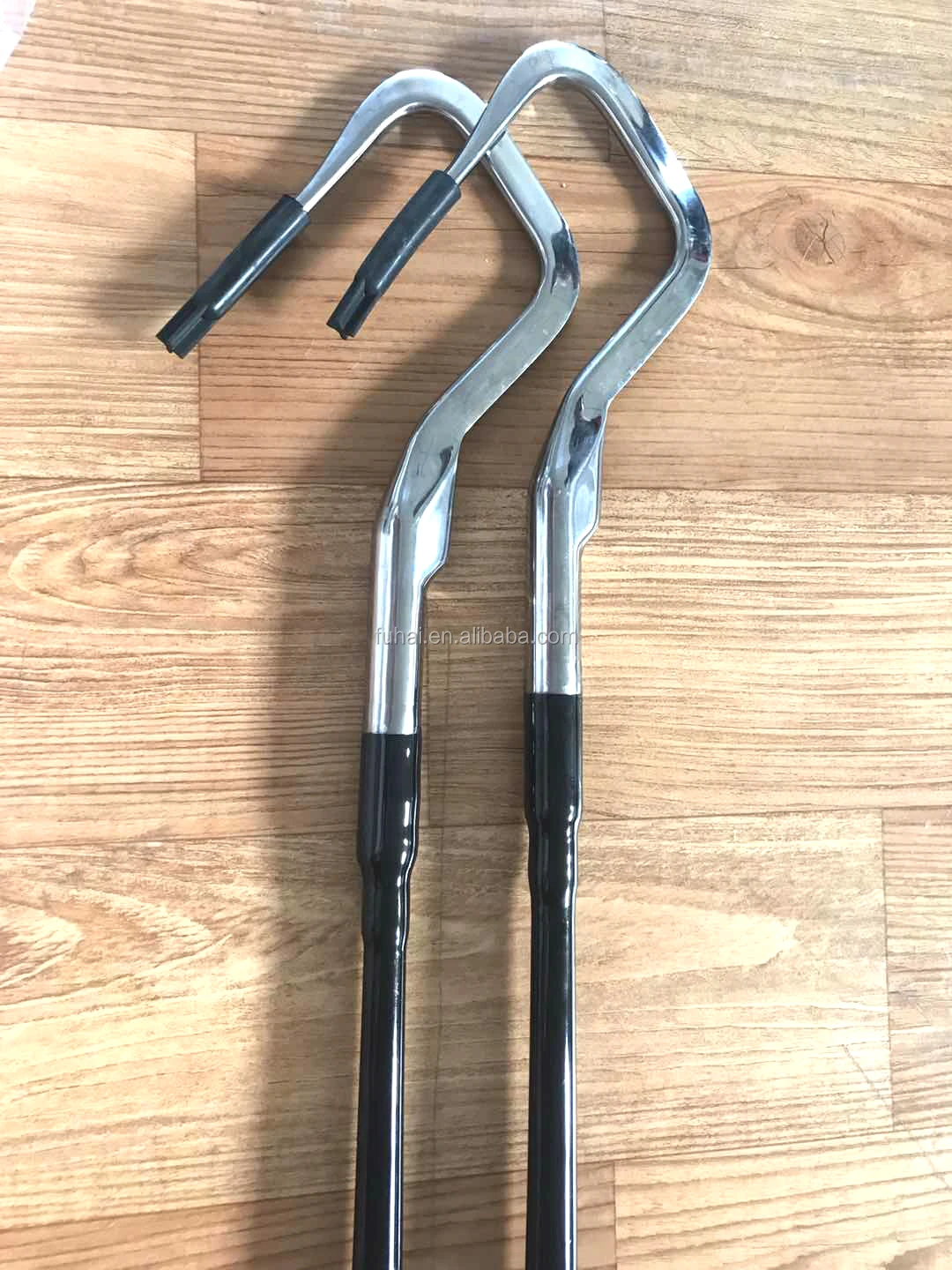 Max Drag 200kgs OEM Carbon Handle 316 Stainless Steel Factory Hook Gaff  1.6m 1.8m 2.1m Big Fish Fishing Tools & Accessories