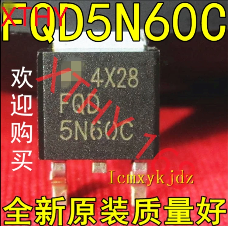 5Pcs/Lot   FQD5N60C FQD5N60 TO-252 New Oiginal 