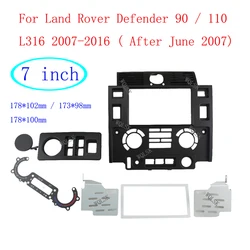 Car styling Tuning Interior Parts 2 Din 7/9 INCH Fascia Kit for Land Rover Defender car accessories interior auto accessoires