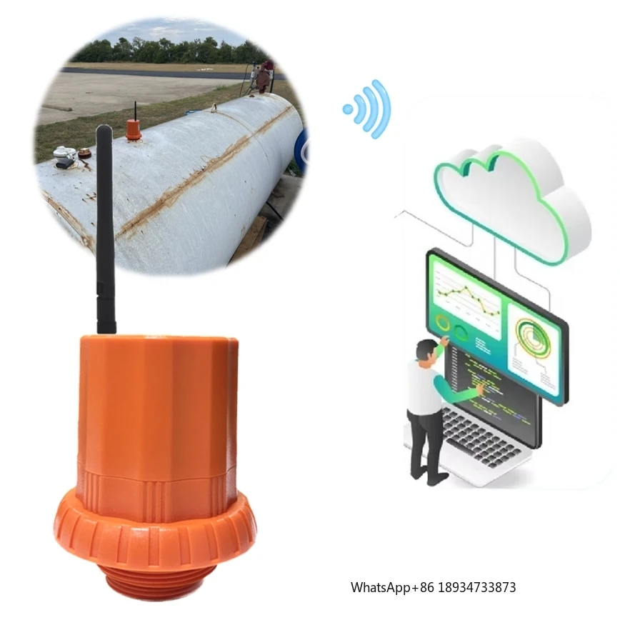High Quality Explosion Proof SDK Available Wireless Smart LoRaWAN 4G Ultrasonic Fuel Diesel Oil Liquid Level Detection Sensor