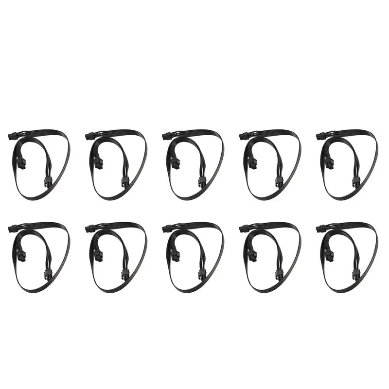 

Кабель питания Exquisite-10X PCI-E с 6-контактным разъемом на 2 порта (6-контактный на 8-контактный) для модульных блоков питания Cooler Master V Series V850 V700 V1000