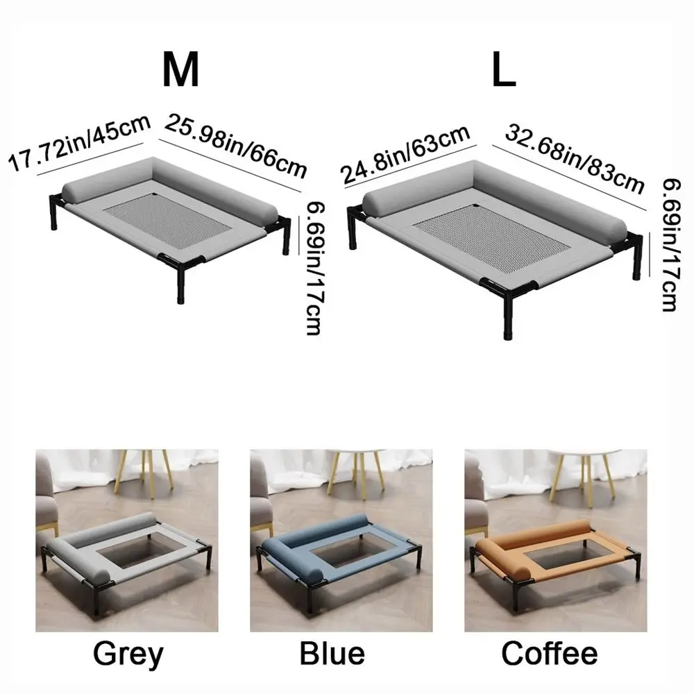Washable Elevated Cooling Dog Bed 6