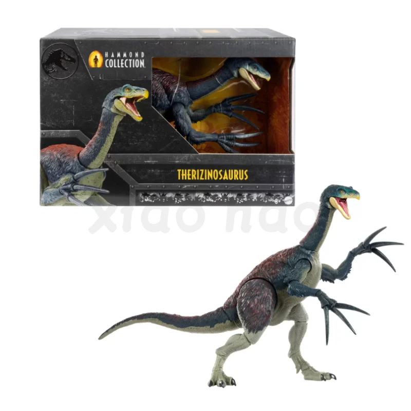 In Stock Jurassic World Hammond Collection Series Therizinosaurus Figure Model Souvenirs Movable Dinosaur Collection Gifts view 2