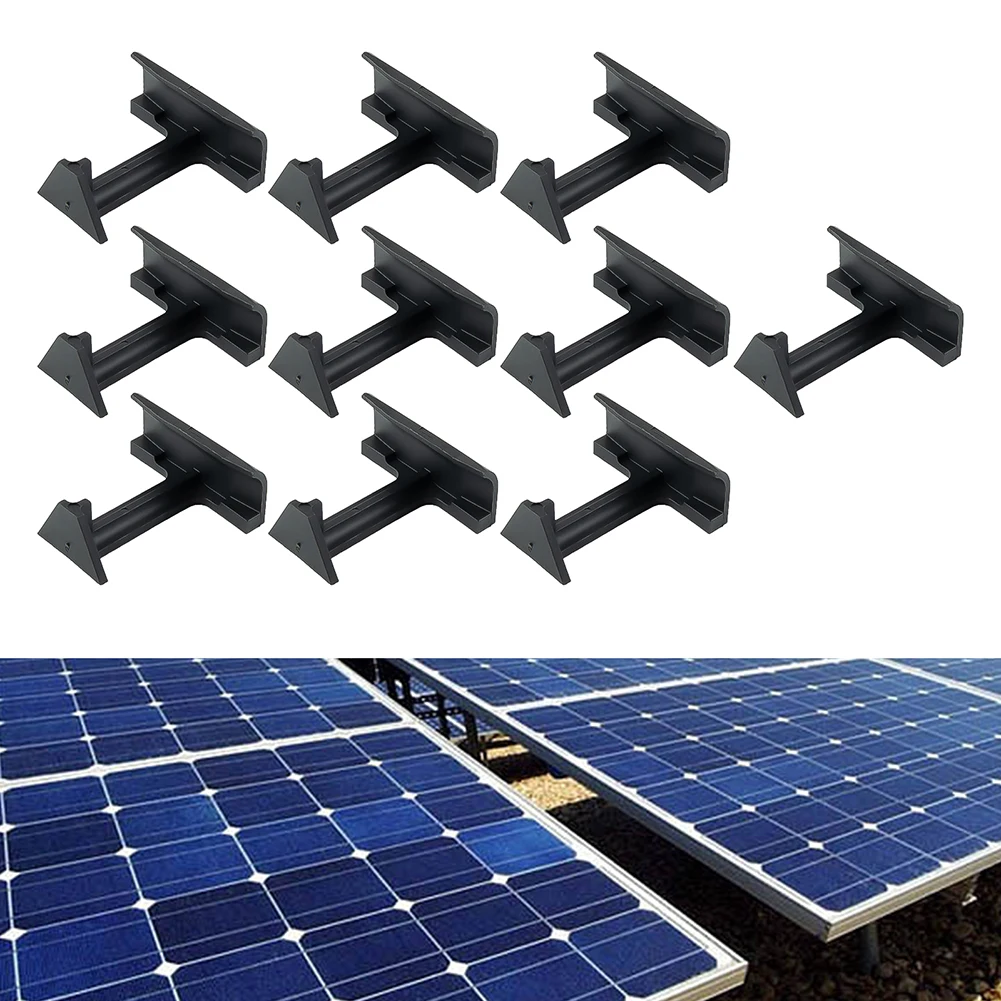 10Pcs Solar Panel Water Drainage Clip Polymer Material PV Modules Cleaning Clip For Water Drain Solar Power Parts Accessories