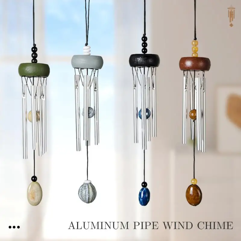 Wind Chimes Pendant Aluminum Tube Metal Pipe Wind Chimes Bells Balcony Outdoor Yard Garden Home Hanging Decorations