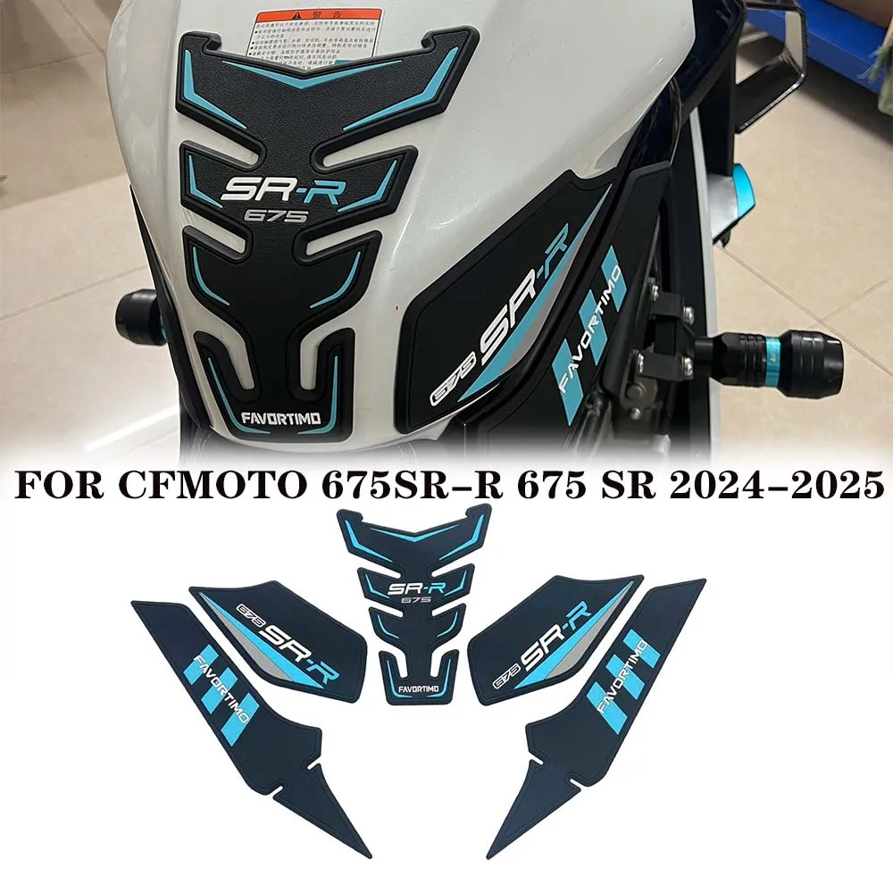 

For CFMOTO 675SR 675 SS SR 675 SR-S Body Protection Stickers 675SR-R CFMoto Accessories Motorcycle Fuel Tank Pad Knee Grip Decal