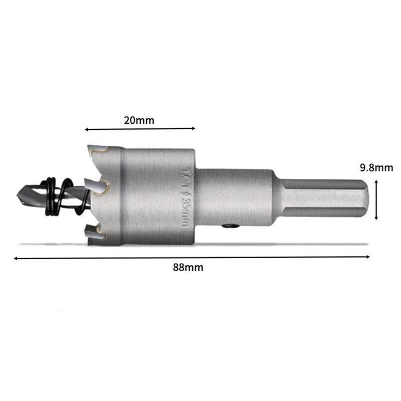 Stainless Steel HSS Hole Drill Hole Opener Metal Thick Plate Aluminum Alloy Hole Reamer Tools Supplies