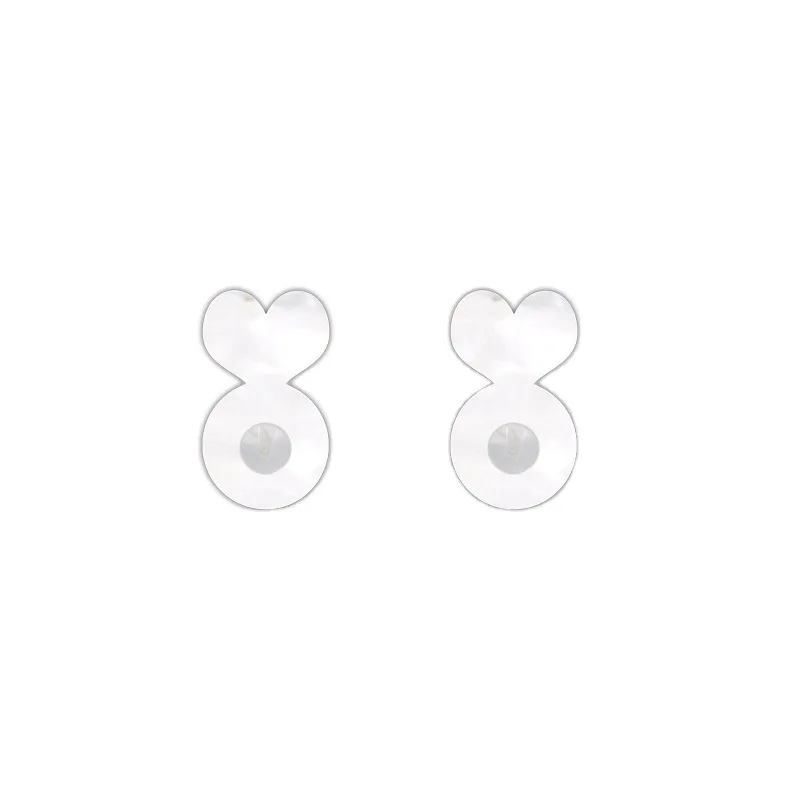 10/30/50pcs Heart Rubber Earring Support Backings Stopper for Droopy Heavy Dangle Studs Ear Jewelry Making Supplies Material
