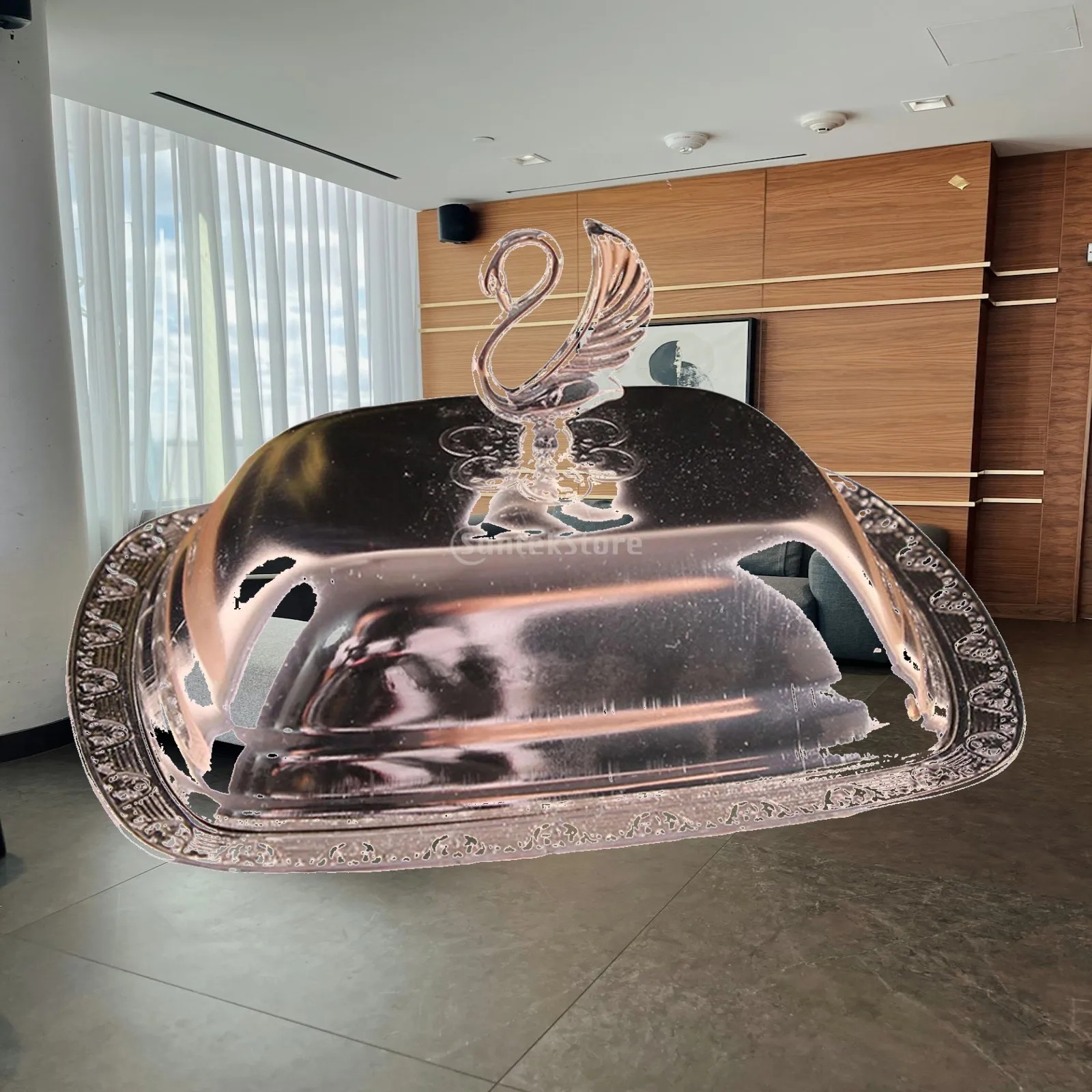 European Butter Dish Box, Serving Tray Server, Container for Home restaurant