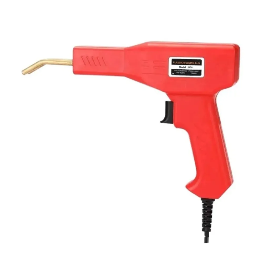 Plastic Welding Machine Kit Hot Stapler Welding Soldering Iron Equipment Tools Car Bumper Crack Dent Repair Hot Gun 50W
