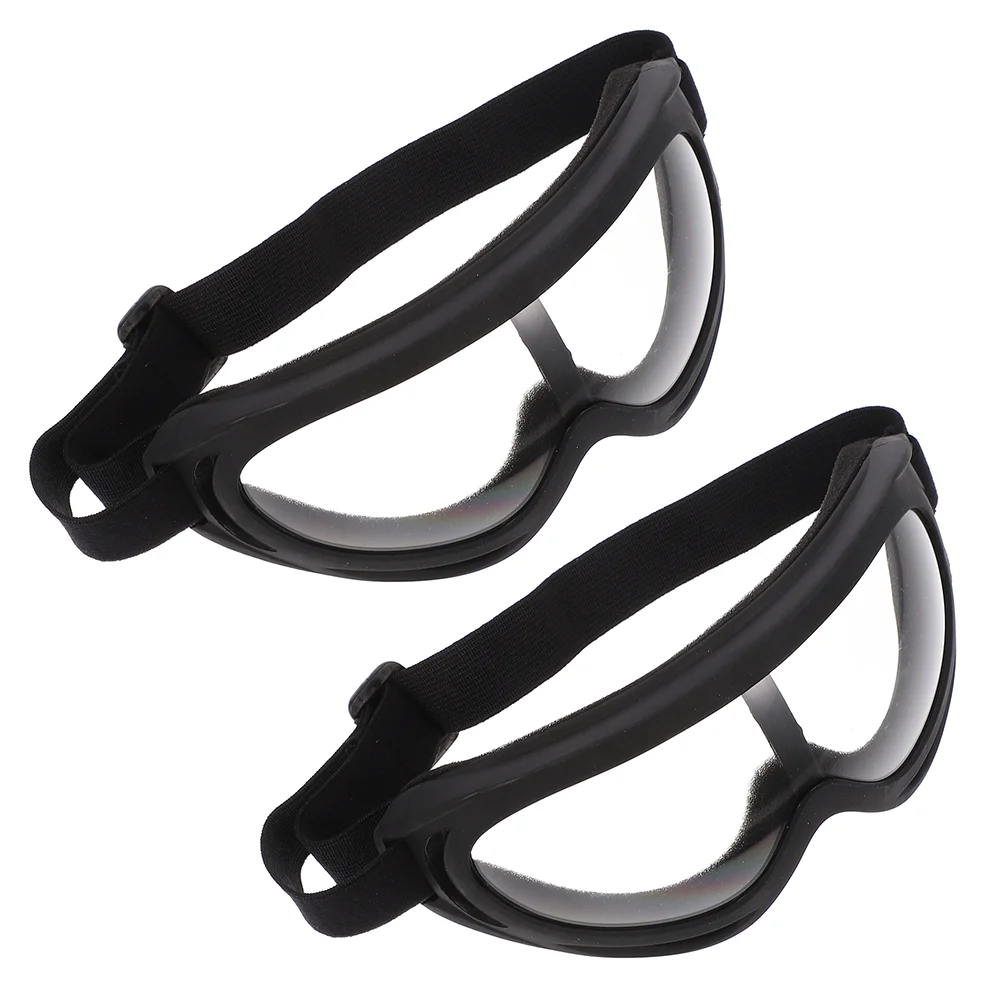 

2 Pcs Goggles Eye Glasses TPU Practical Protective Useful Riding Eyewear Windproof Motocross Aldult