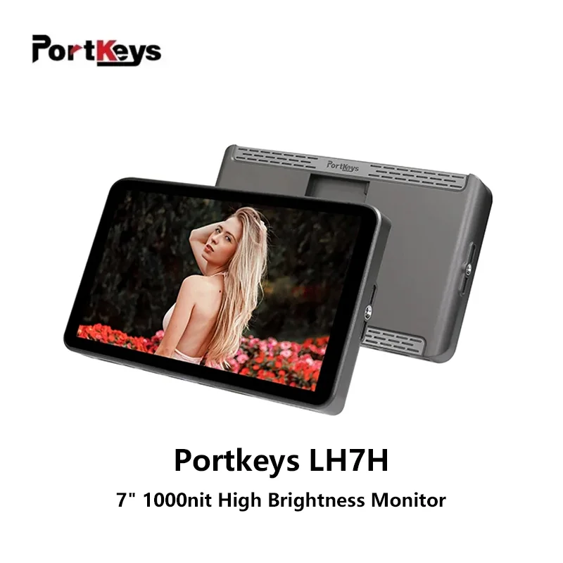 

Portkeys LH7H 7" 1000nit 4K 30P HDMI High Brightness Monitor Portable Field Camera Monitor Director SLR Micro-Single HDMI