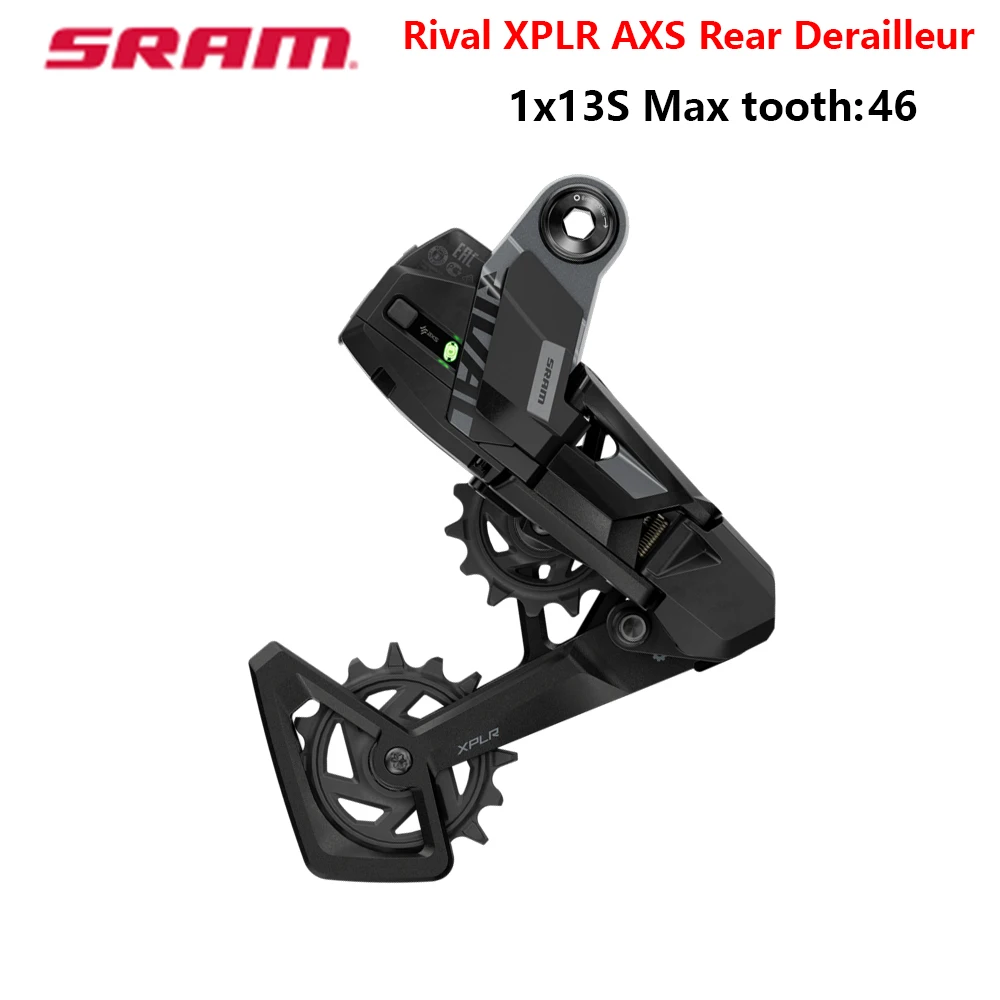 

SRAM Rival XPLR AXS Rear Derailleur 1x 13Speed Gravel Bike Rear Derailleur Electronic Derailleur RD-RIV-1E-E1