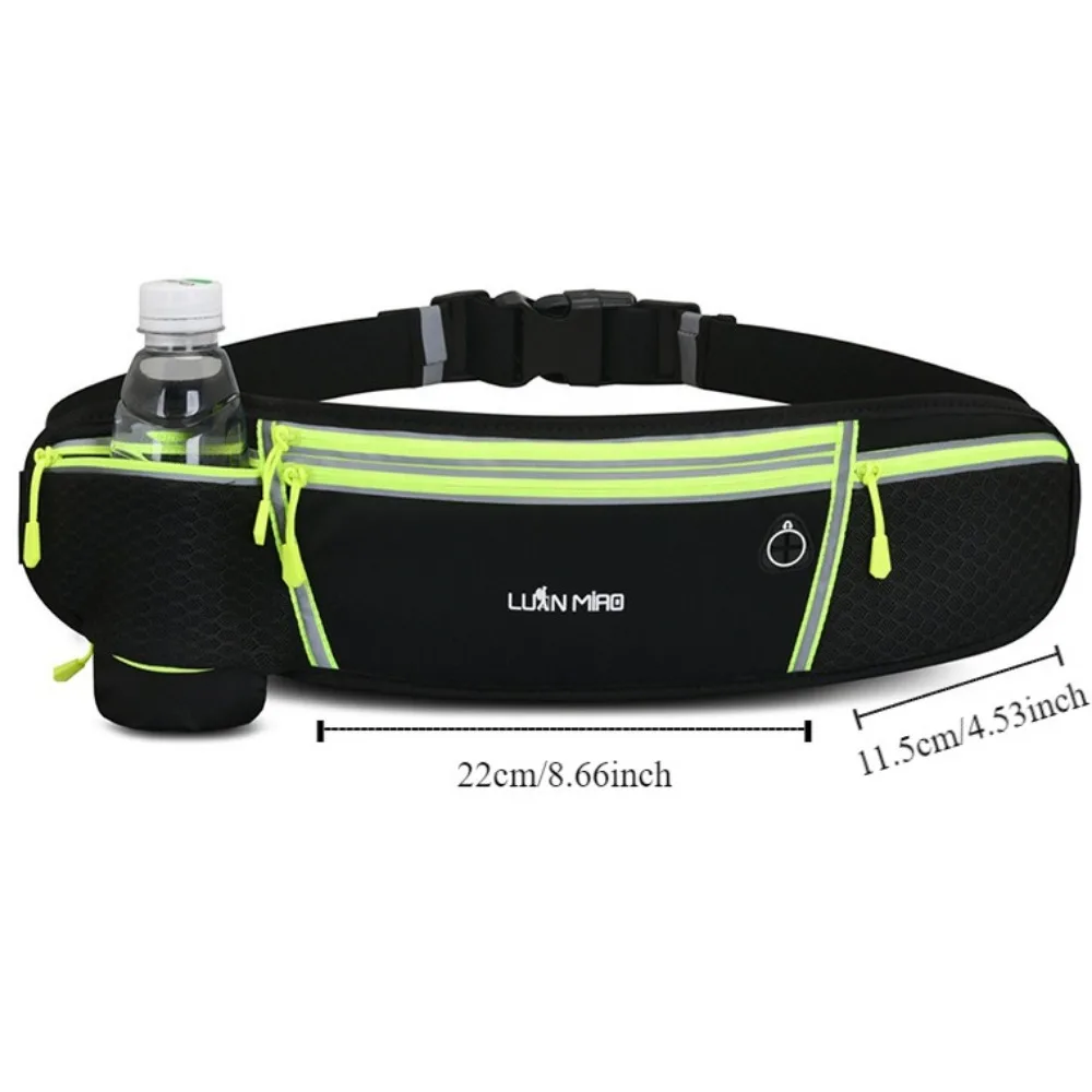 With Bottle Bag Running Waist Bags Phone Case Hydration Belt Bottle Marathon Running Bag Belt Bag Waterproof Sports Phone Bag