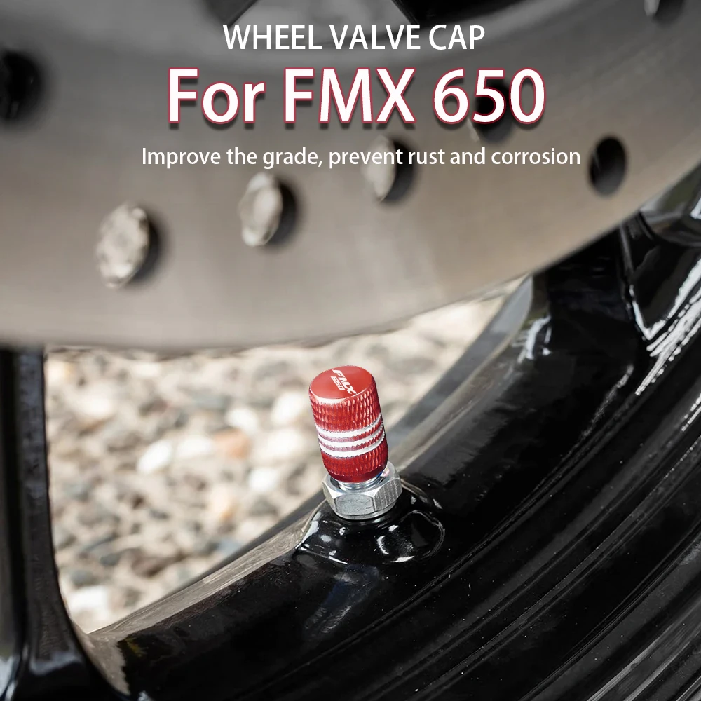 

Motorcycle Wheel Tyre Valve Cover Aluminum Alloy Tyre Rim Covers FMX 650 Accessories for HONDA FMX650 Supermotard 2021 2022 2023