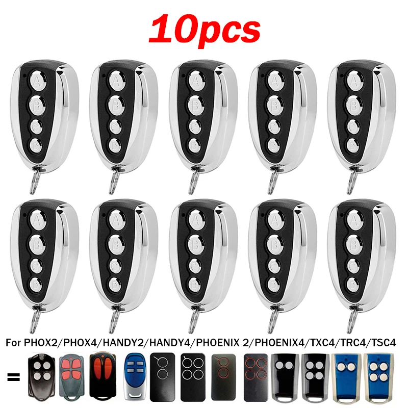 

For PHOX HANDY HANDY4 TSC4 TRC4 TXC4 PHOX2 PHOX4 HANDY2 PHOENIX PHOENIX2 PHOENIX4 433MHz Garage Door Remote Control 100% Clone