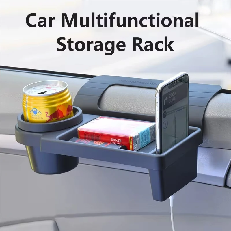 Car Door Storage Multifunctional Car Organizer Box Cup Holder Drink Holder Side Door Window Phone Slot Hanging Storage Rack