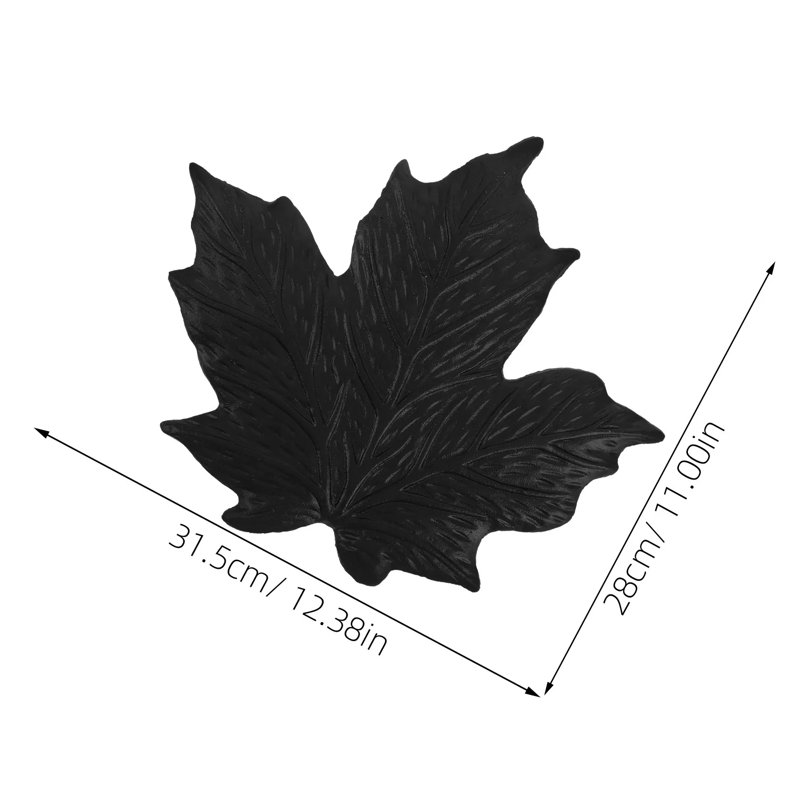 Maple Leaves Wall Sculpture – Retro Iron Autumn Metal Leaf Decor for Living Room, Bedroom & Fall Gatherings
