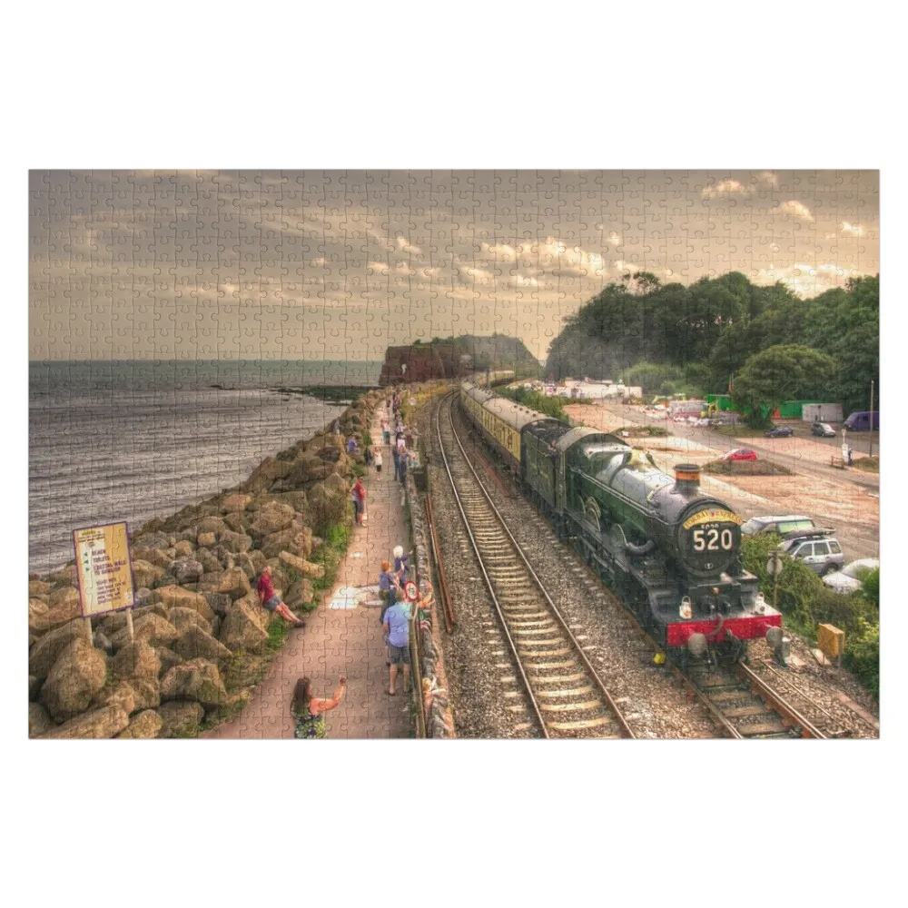 Torbay Express at Dawlish Warren Jigsaw Puzzle Game Children Custom Wooden Name Wooden Animal Photo Custom Puzzle