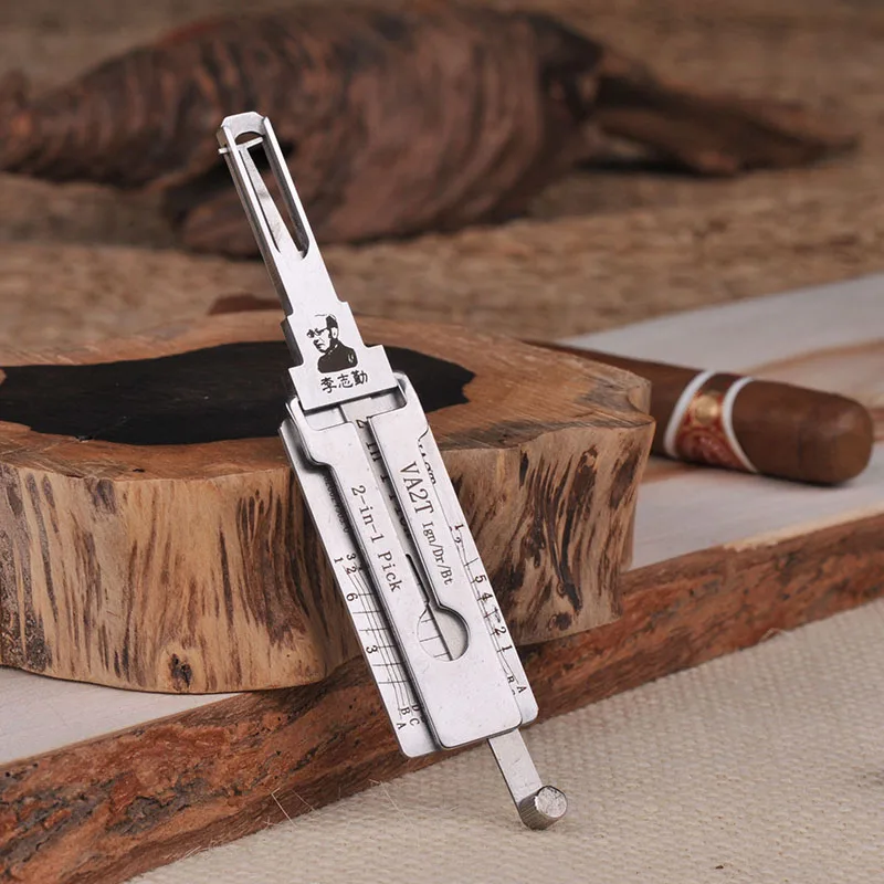 Strumento LISHI originale VAT2 2 in 1 2IN Ign/Dr/ Bt Decodificatore automatico e strumento di prelievo ock Smith