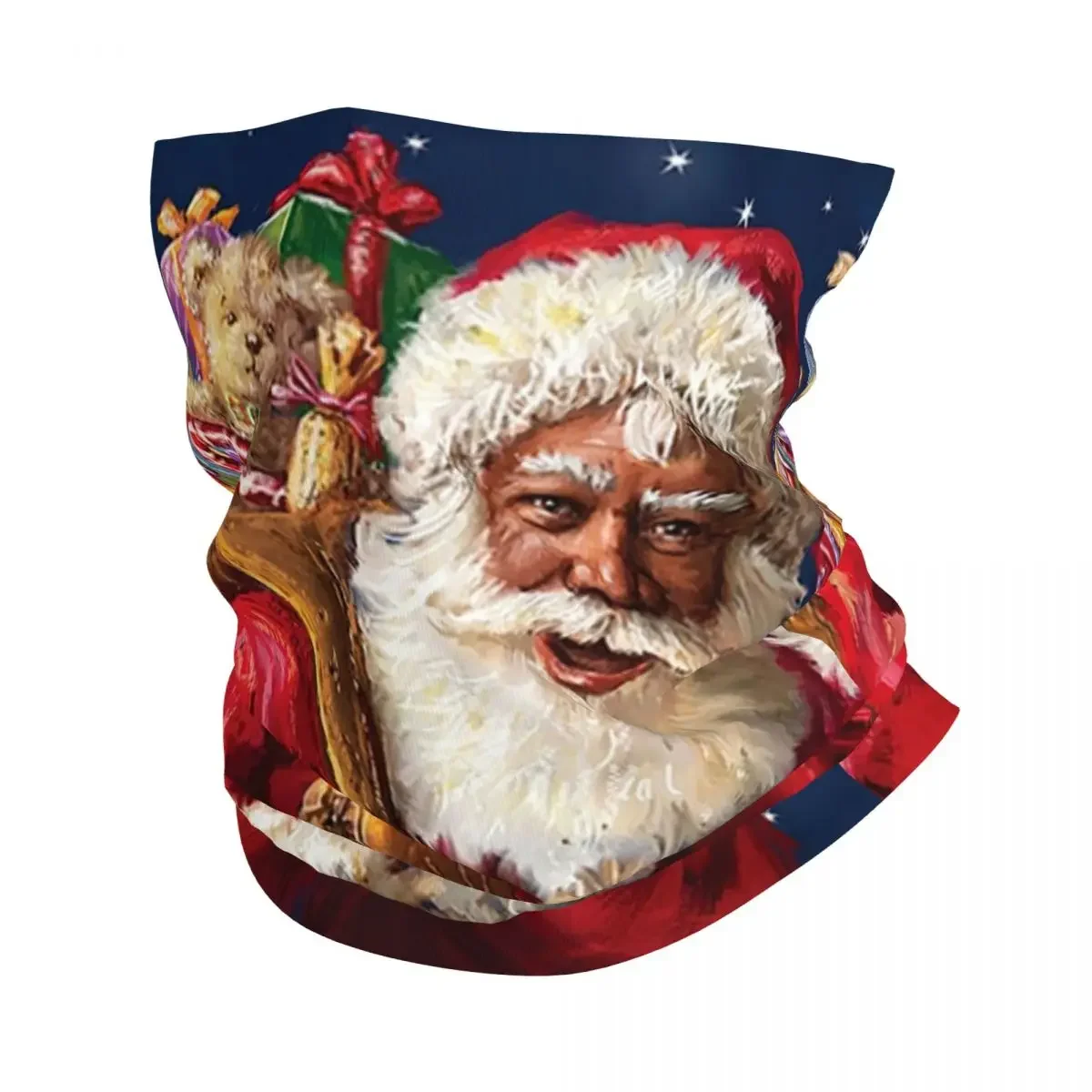 

Новогодняя бандана на Рождество, шею, гетры, маска с принтом, шарф, многофункциональная повязка на голову для верховой езды для мужчин, женщин, для взрослых, зима