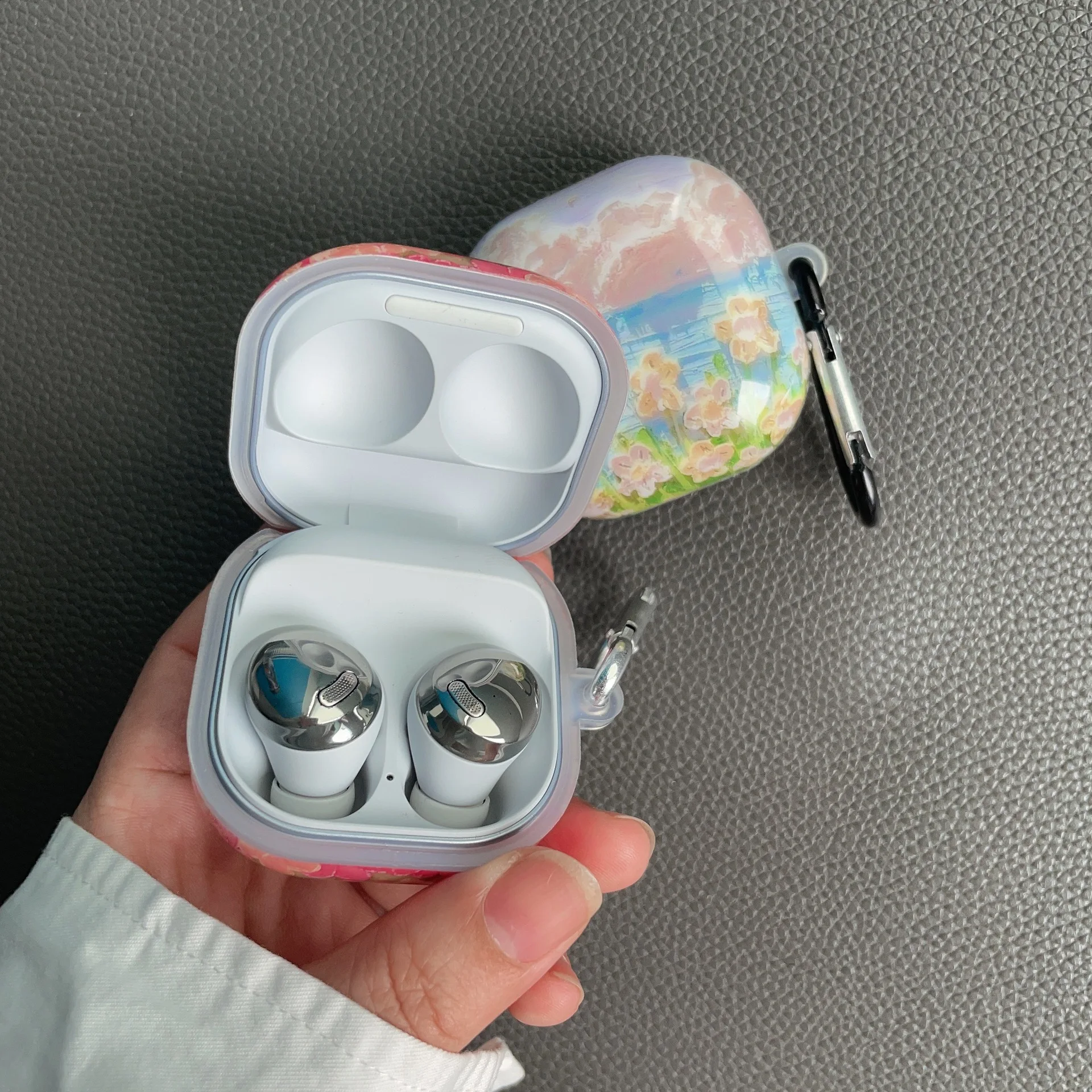 Estuche Protector para auriculares Samsung Galaxy Buds 2 /Buds pro/Buds Live/2pro Buds, estuche para auriculares estilo Pastoral Ins, muestra de moda