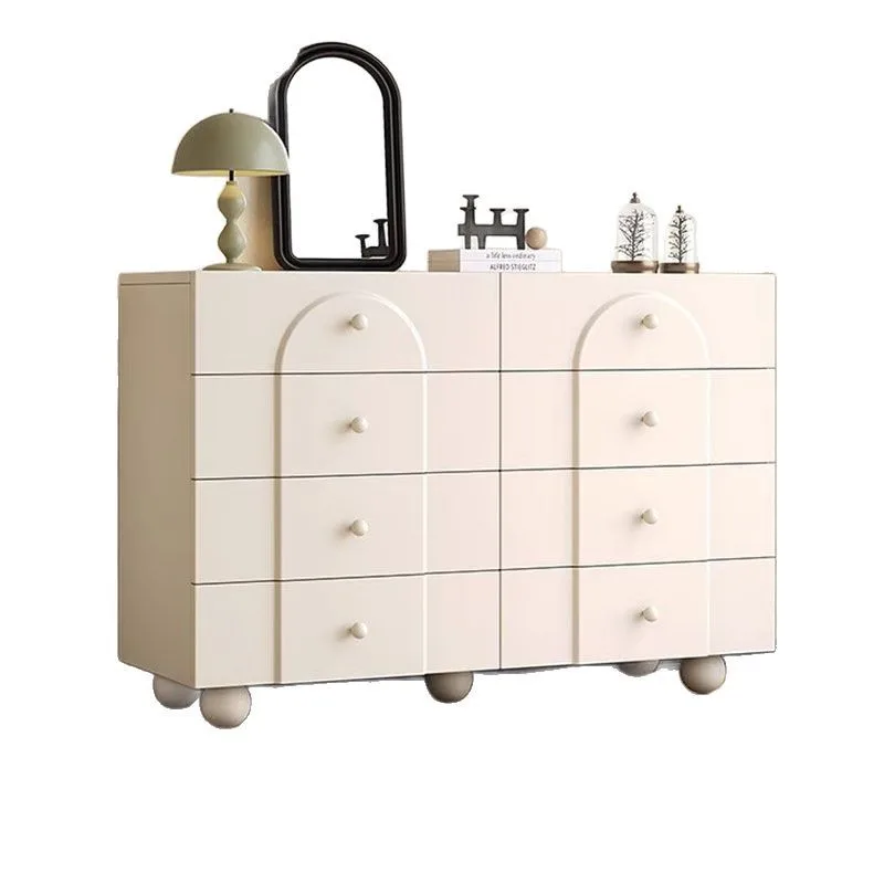 

Bedroom solid wood dresser, chest integrated living room wall locker, bedside storage cabinet, floor locker