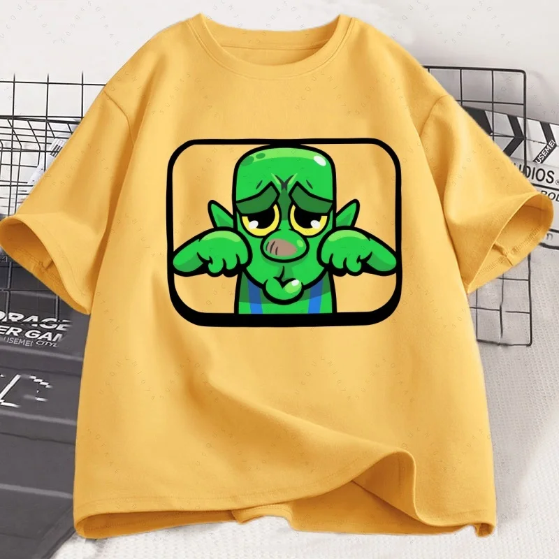 2026 رويال عفريت البكاء تي شيرت للرجال النساء عادية القطن قصير الأكمام تي شيرت الجولة الرقبة صراع رويالز مطبوعة تي شيرت #4