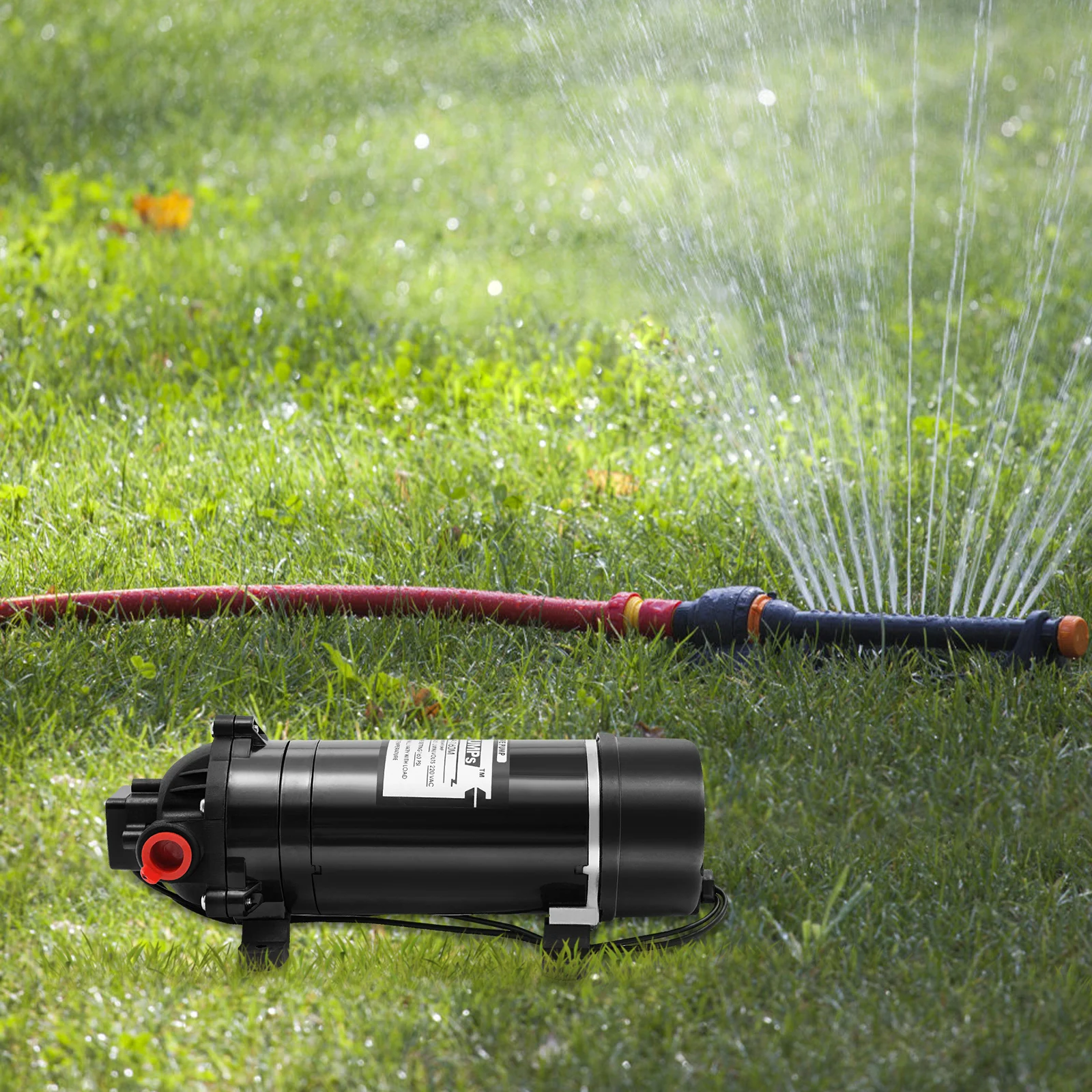120W 160PSI Elektrische Wasserförderpumpe 1,4 GPM Selbstansaugende Membranpumpe für Hochdruckreiniger, Wohnmobile und landwirtschaftliche Sprühgeräte – Detail 22