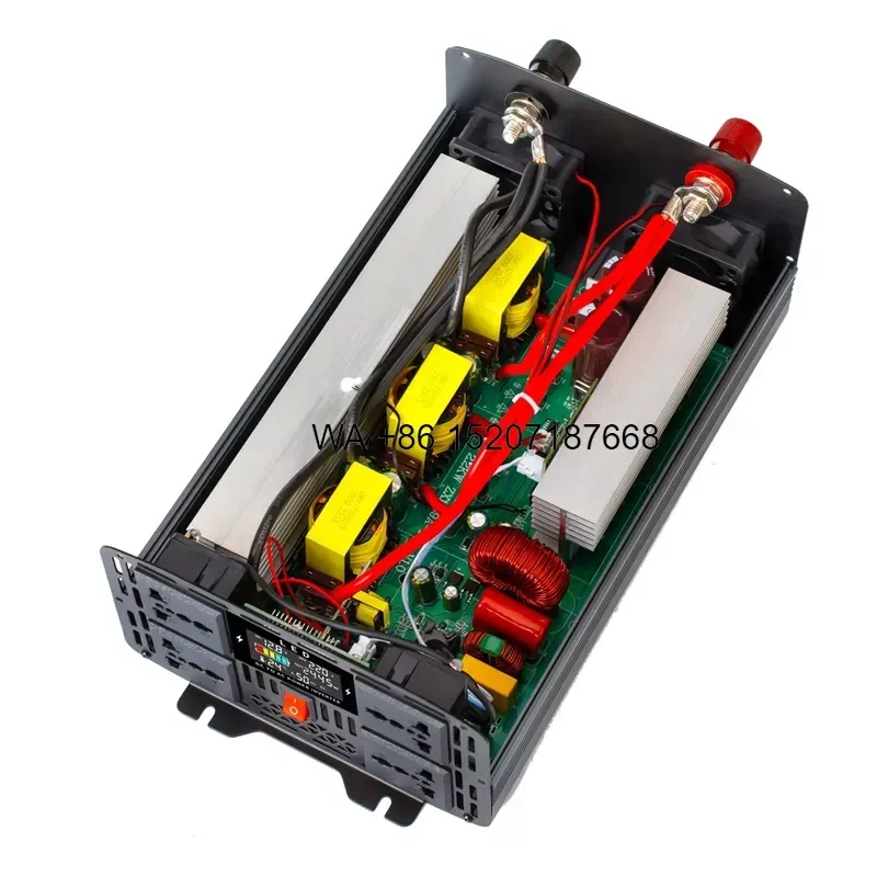 Wmwmnu for LiHELi 5000W Pure Sine Wave Power Inverter DC 12V 24V 48V 60V to AC 220V 230V with LCD Display 5000 Watt Factory