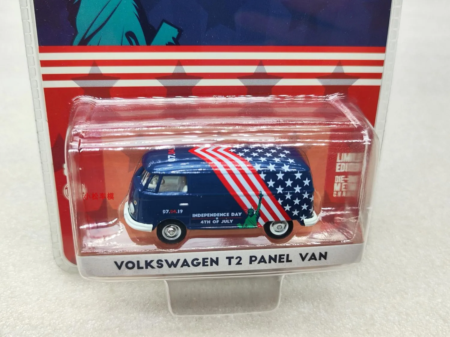 GreenLight 1:64 2019 Volkswagen T2 Panel Van Alloy symulacja mikro model samochodu kolekcja dekoracja samochód zabawka prezent