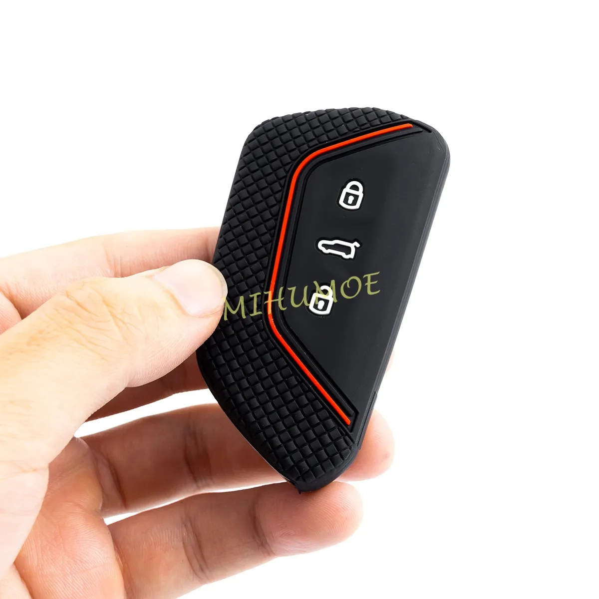 غطاء حافظة مفاتيح السيارة من السيليكون لسيارة VW Golf 8 ID.3 ID.4 أطلس كروس سبورت سيات ليون أتيكا سكودا اوكتافيا كوبرا فورمينتور 2021-2025 #3