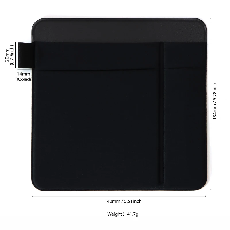 Notebook Side Storage Pouch for Easy Storage of USB Drives Pens Headsets - Organizational Accessory for Office And School Suppli