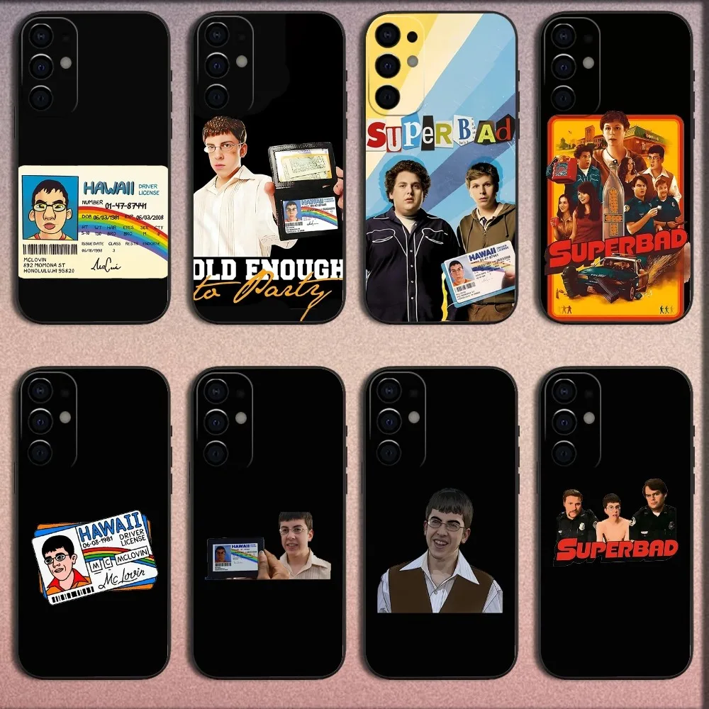 

Mclovin Film Superbad Phone Case For Samsung S25,S24,S21,S22,S23,S30,Ultra,S20,Plus,Fe,Lite,Note,10,9,5G Black Soft Cover