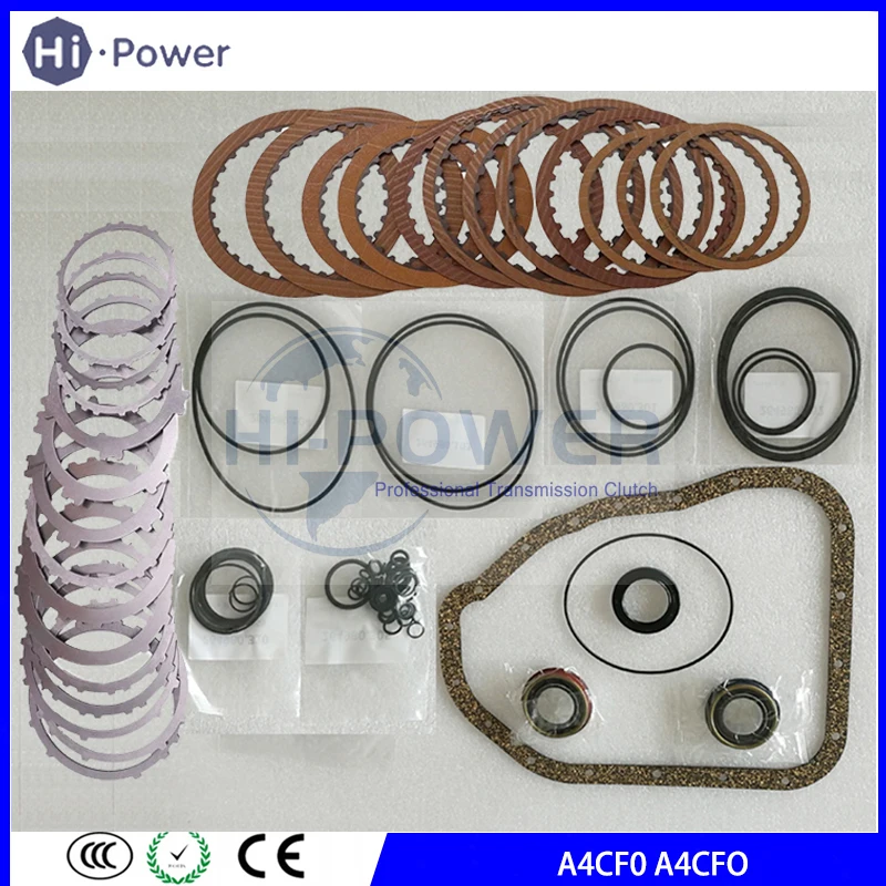 A4CF0 A4CFO Transmission Clutch Master Repair kit Friction Steel Plate for Hyundai for Kia Gearbox Disc Overhaul Kit Oil Seal