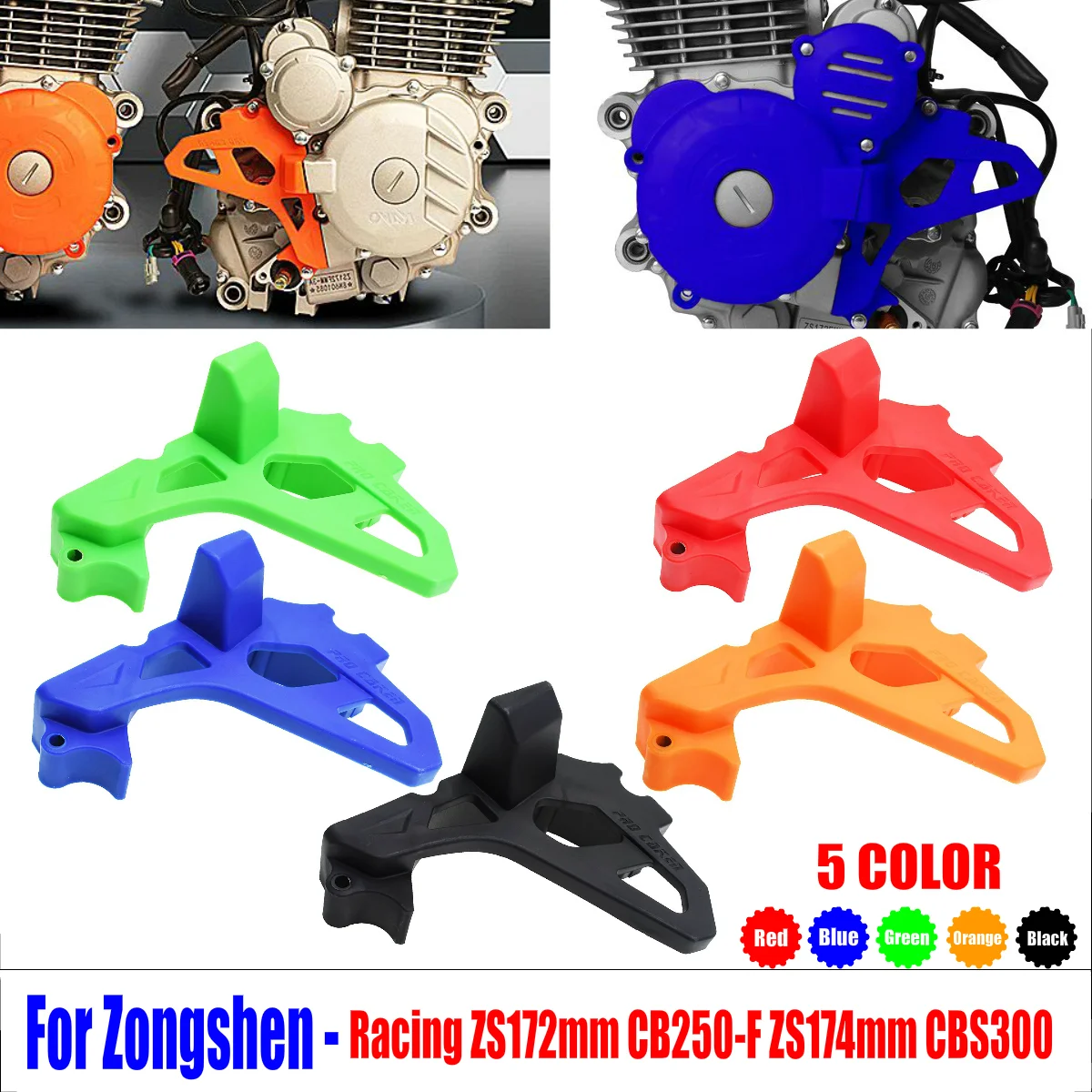 Motorcycle Engine Small Sprocket Gear Protective Cover Modification Accessories For Kayo ZONGSHEN ZS172mm CB250-F ZS174mm