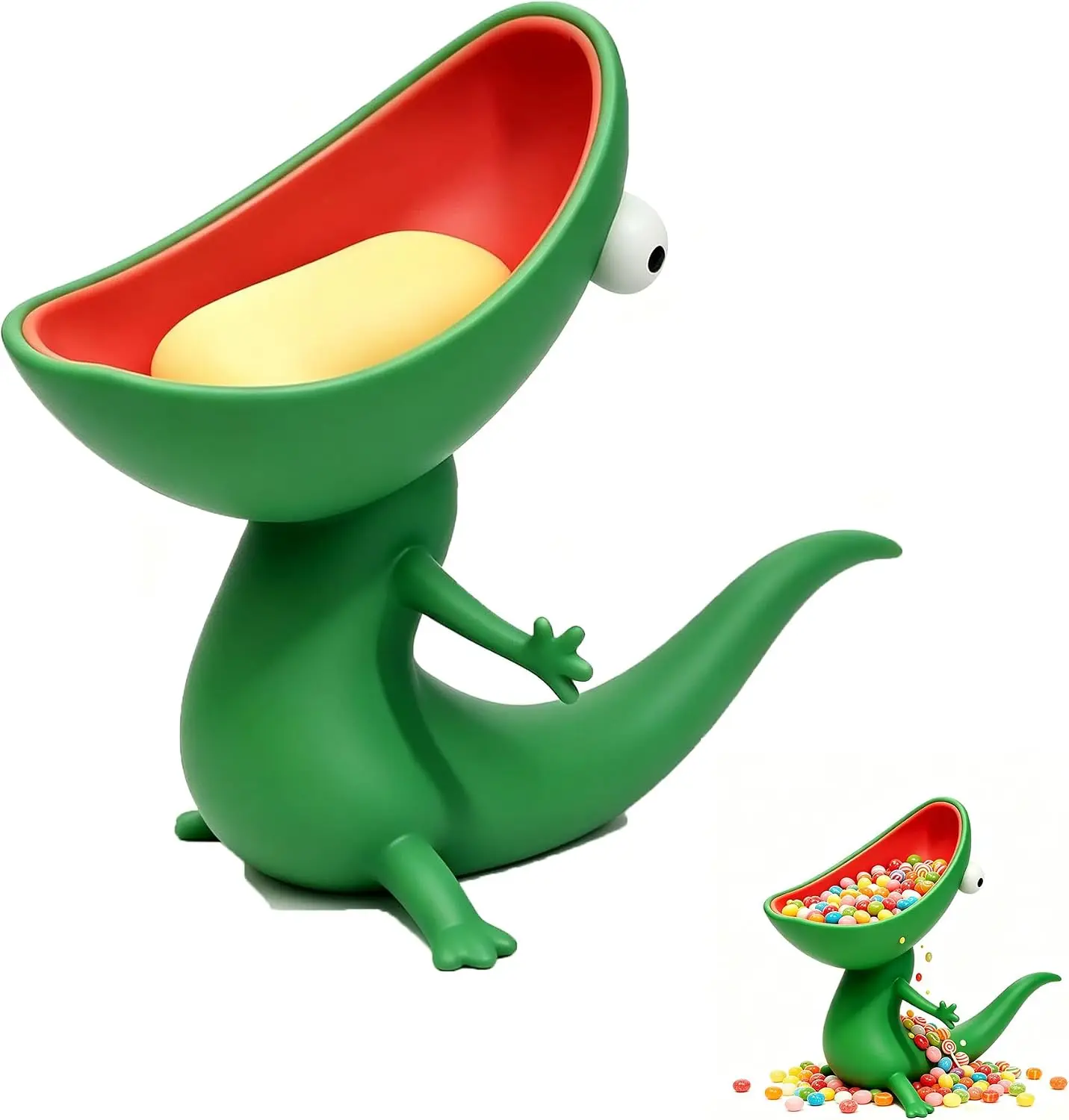 Lizard Soap Holder Cute Animal Soap Dish Multifunctional Storage Tray Key Sundries Organizer Bathroom Kitchen Entryway Decor