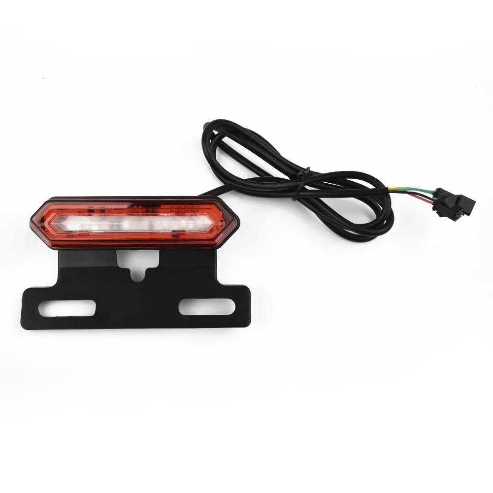 LED Tail Light Parts Tail Light Warning 36V/48V ABS Cycling Ebike For Electric Bicycle Rear Lamp Rear Light Riding