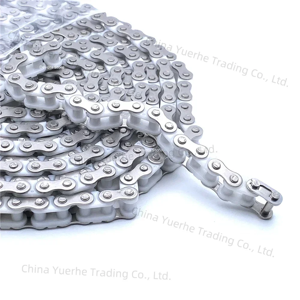 

35B 06C Nylon Conveyor Engineering Plastic Chain SMT Nylon Plug-in 5 Meters Pitch 9.525MM DIY Production Equipment