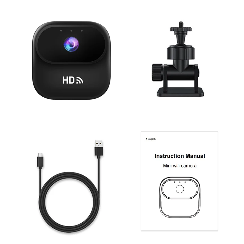 Ourlife HD Mini Camera WiFi Smart Home Security Camera Monitor Camcorders Videobewakingscamera met bewegingsregistratie