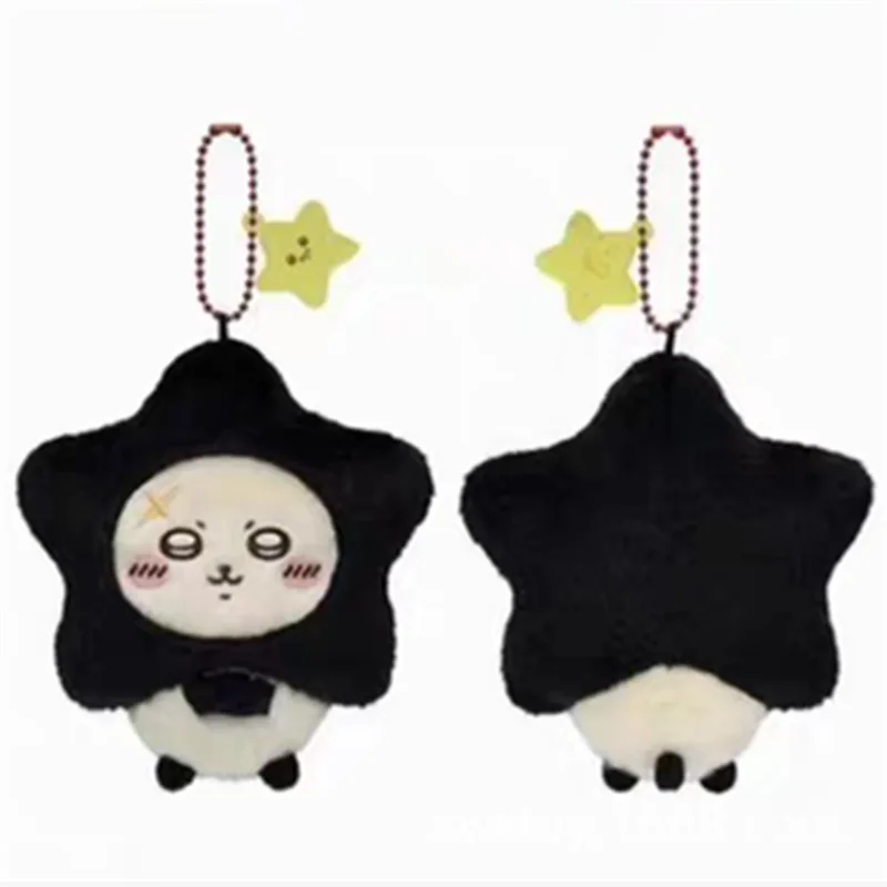 치이카와 스타 위시 시리즈 플러시 키체인 – 귀여운 우사기 하치와레 비행 다람쥐 봉제 인형 오각별 펜던트 선물