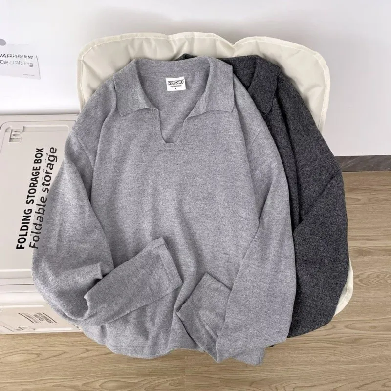 

Мужской вязаный кардиган-свитер с V-образным вырезом на осень-зиму, повседневный, мягкий, из полиэфирного волокна, для бизнеса и отдыха