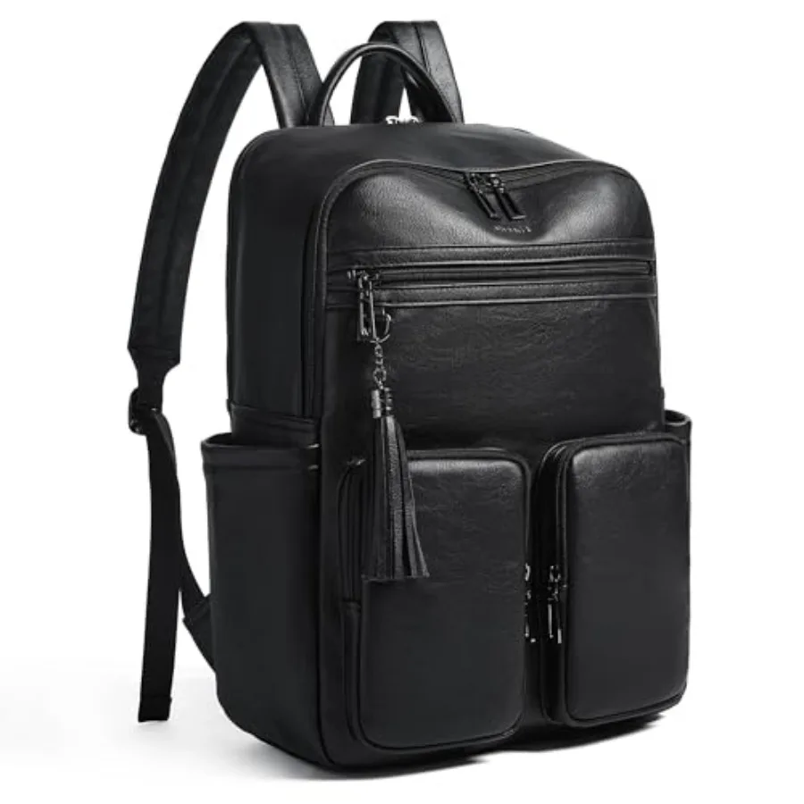 

Laptop Backpack for Women 16 Inch, Vegan Leather Travel Backpack Purse Work Business Computer Backpacks Teacher Nurse College L