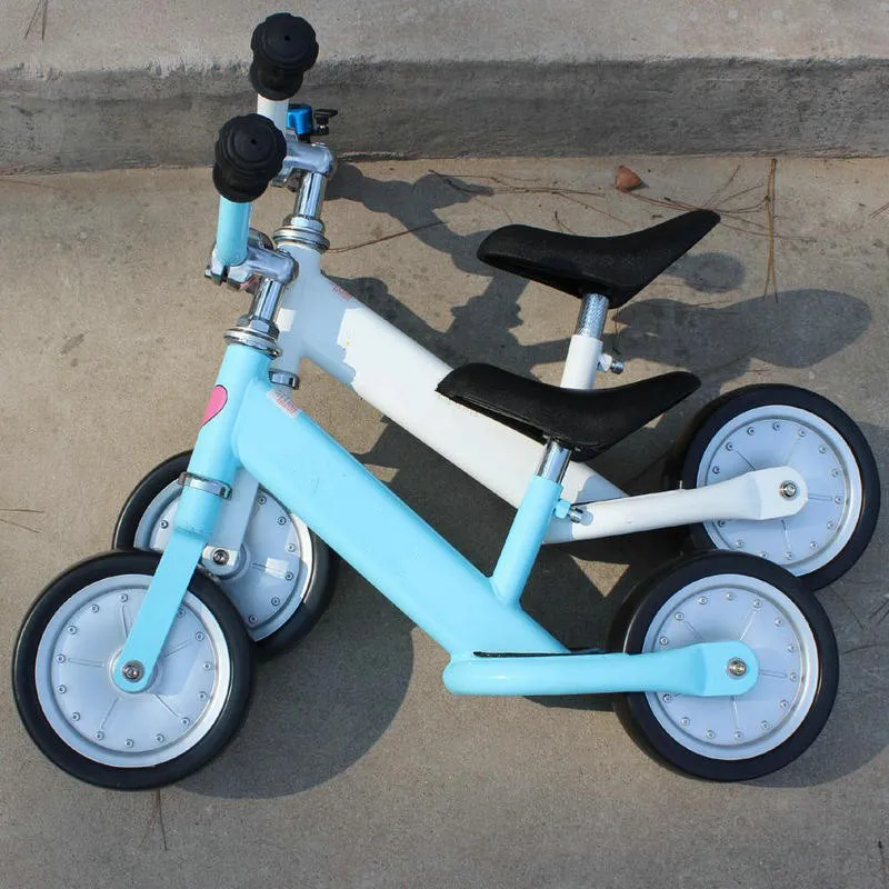 7 Inch Solid Wheel Kids Balance Bike High Carbon Steel Frame No Pedal Baby Balance Bike