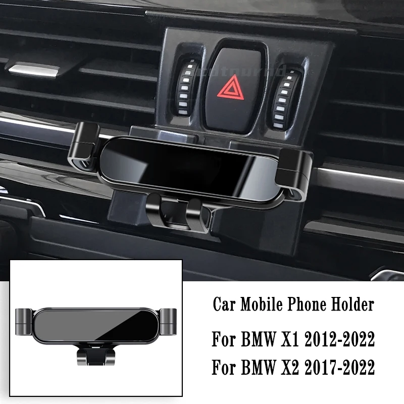 

Car Phone Holder for BMW X1 X2 F39 F47 F48 F49 2012-2022 Gravity Navigation Bracket GPS Stand Air Outlet Clip Support Mount