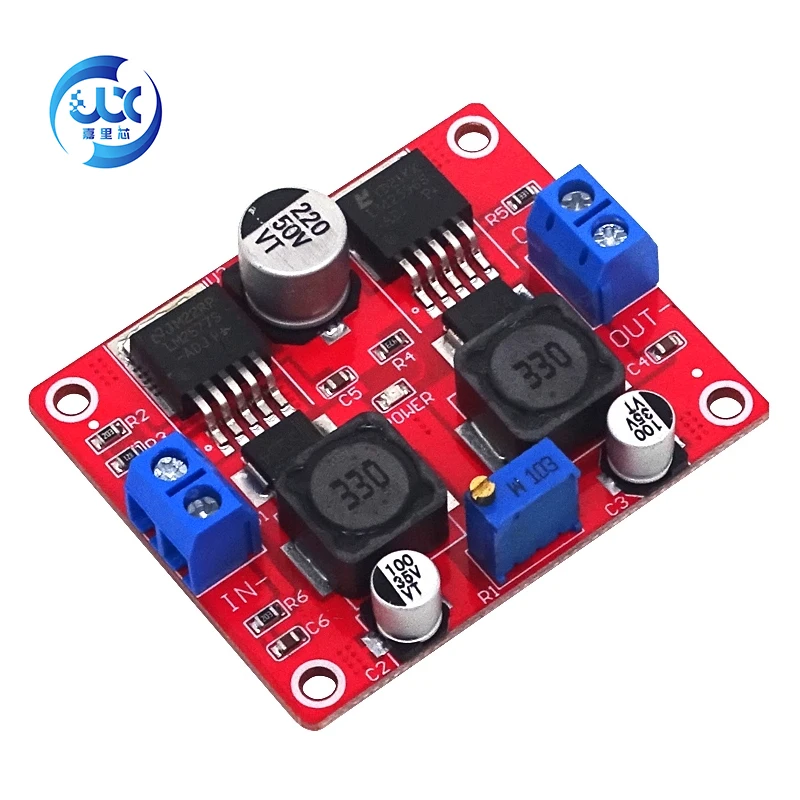 DC-DC Automatic Voltage Adapter Converter Step Up/Down Module LM2577S + LM2596S