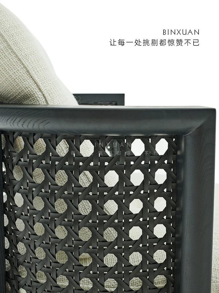 Single Chair Living Room Household Modern Simple Armrest Leisure Chair Fabric Art Balcony Sofa Chair