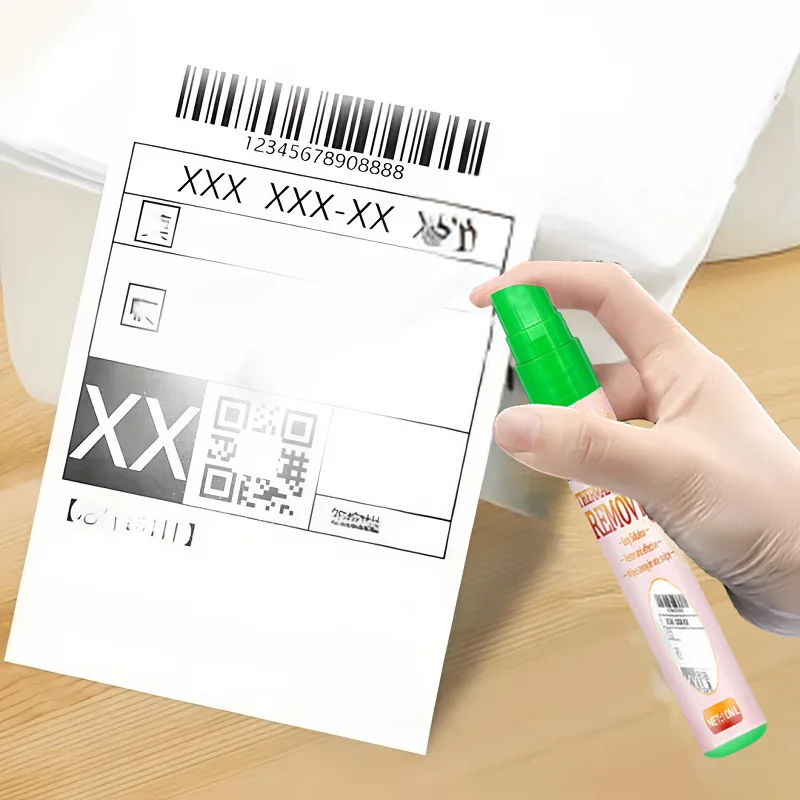 Thermal Paper Privacy Spray, Safe Info Protection, Convenient Nozzle, Easy Spray‑and‑Wipe, Erase Data on Bills & Shipping Labels