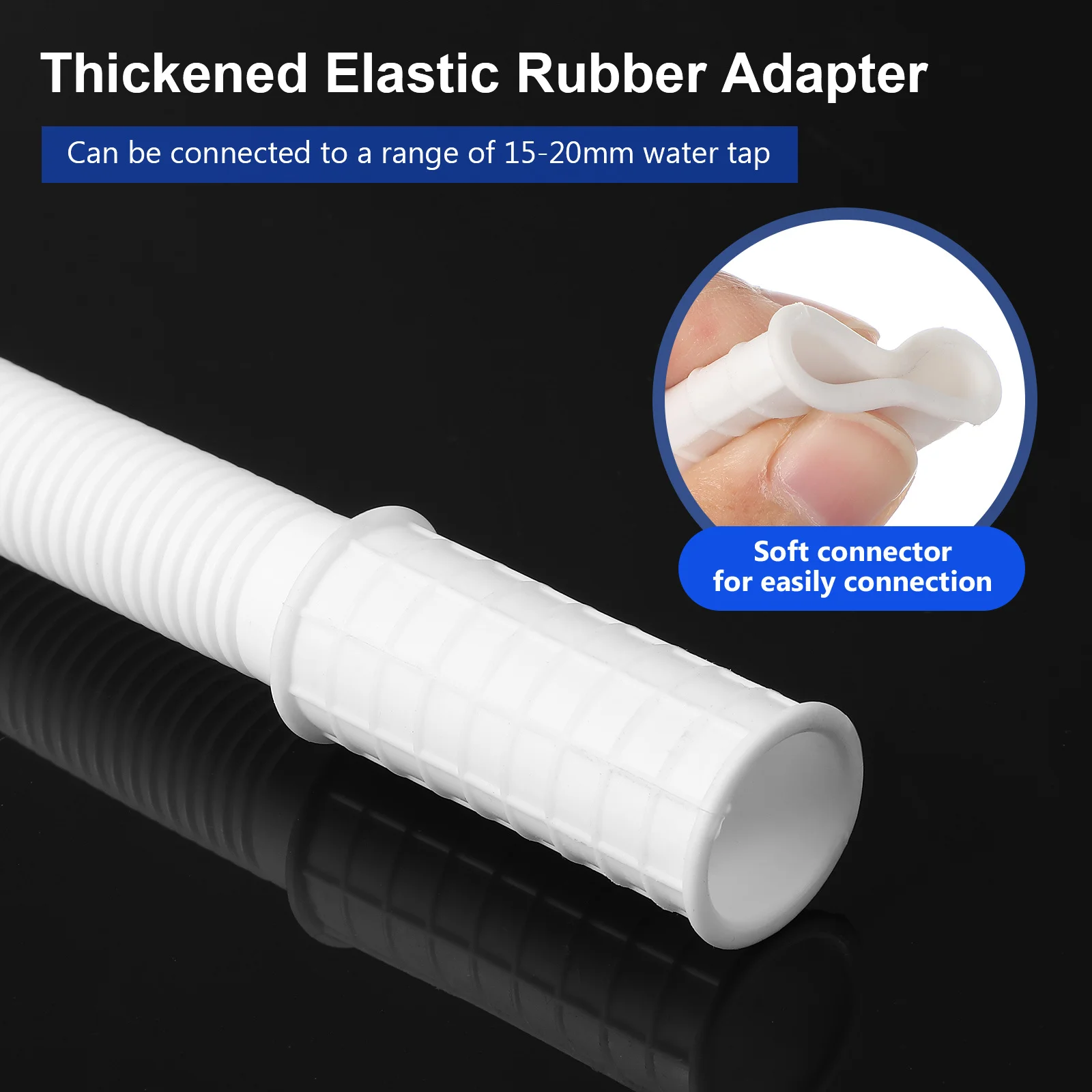 Drain Hose for Portable Ac Unit High Durability 15-20Mm Connection Size Flexible Washing Machine Inlet Tube Smooth Water Flow