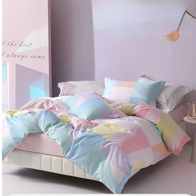 Cotton Duvet Cover One-Piece Pure Cotton 150x200x230 M 180 Single Double 210cm Quilt Cover